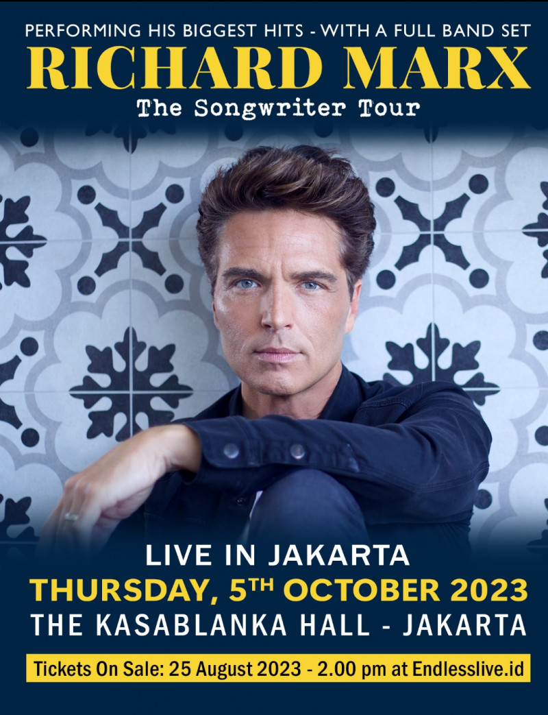 Siap bernostalgia dalam konser Richard Marx di Jakarta?