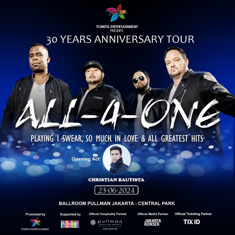 All-4-One 30 Years Anniversary Tour: Konser Spektakuler yang Tidak Boleh Dilewatkan!