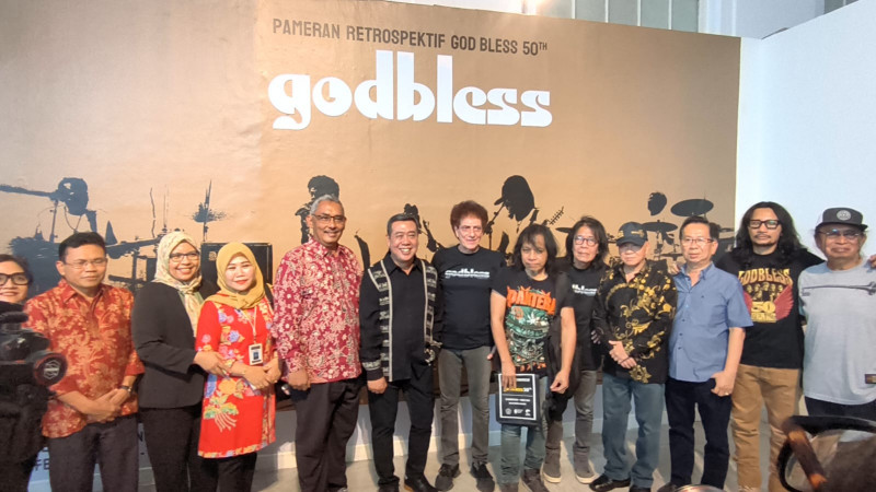 Koleksi Bersejarah GOD BLESS dipamerkan di Galeri Nasional Indonesia