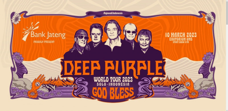 Deep Purple dan God Bless Akan Konser Bareng di Solo