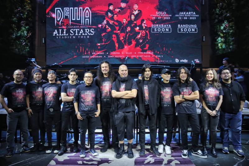 Konser Kolaborasi DEWA 19 featuring ALL STARS – STADIUM TOUR 2023, Konser Domestik Bertaraf Internasional